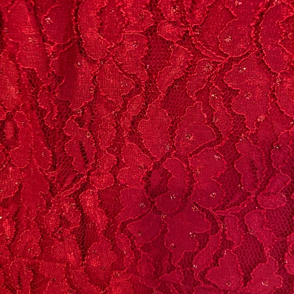 Red Lace Party Dress, H&M - Picture 4 of 4